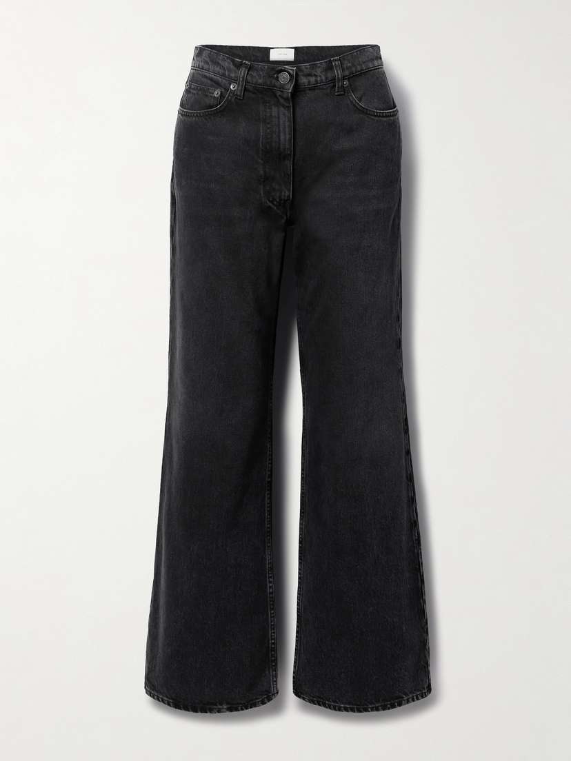 The Row Dean High-rise Wide-leg Jeans