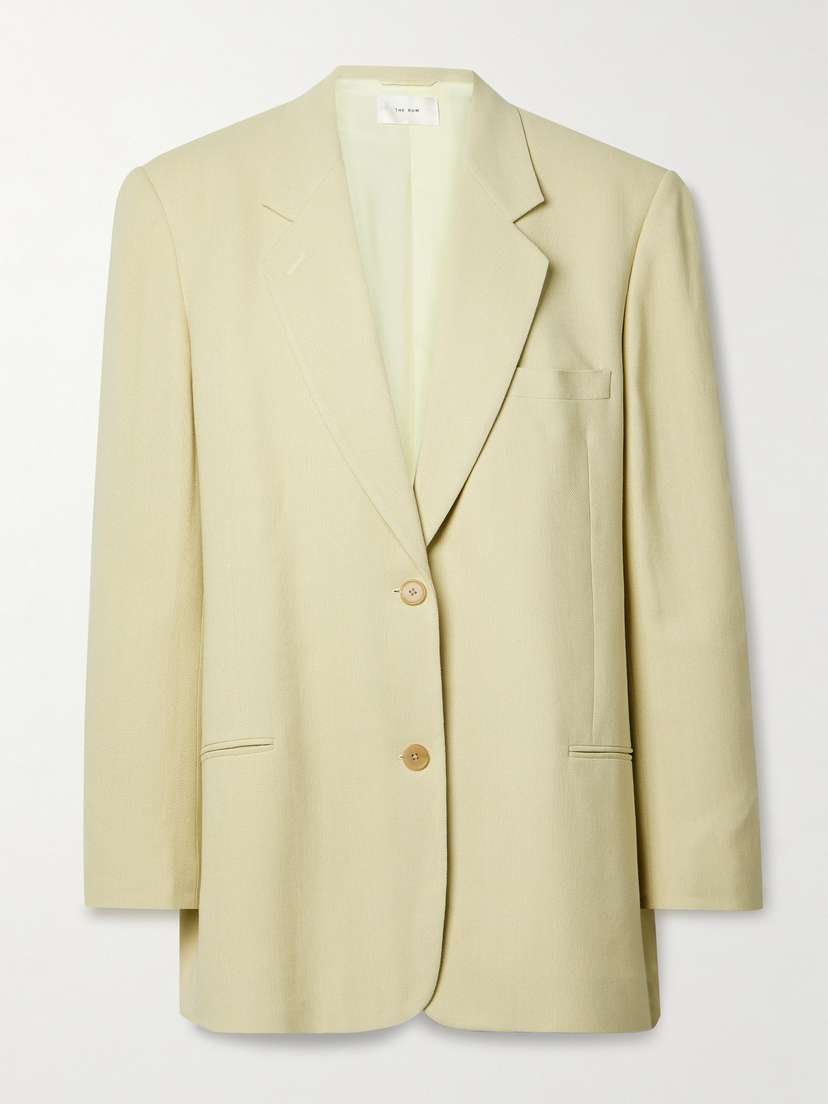 The Row Marina Oversized Woven Blazer - x small