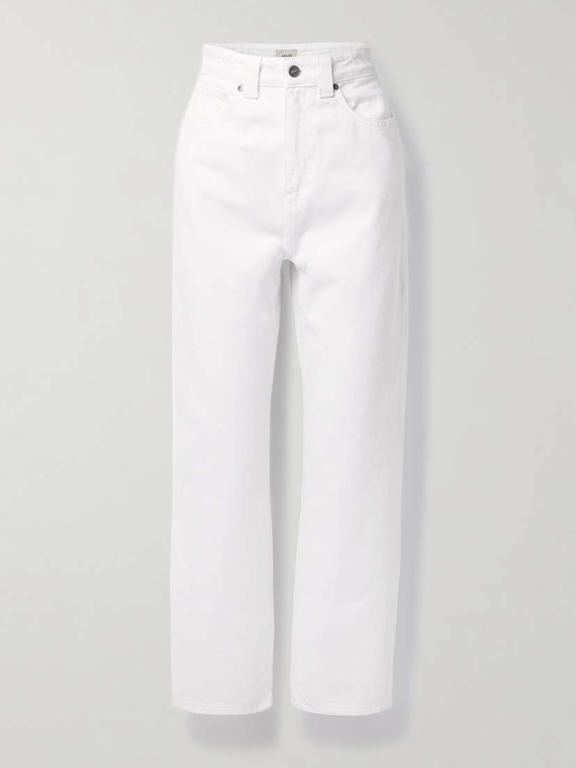 Khaite Shalbi High-rise Straight-leg Jeans