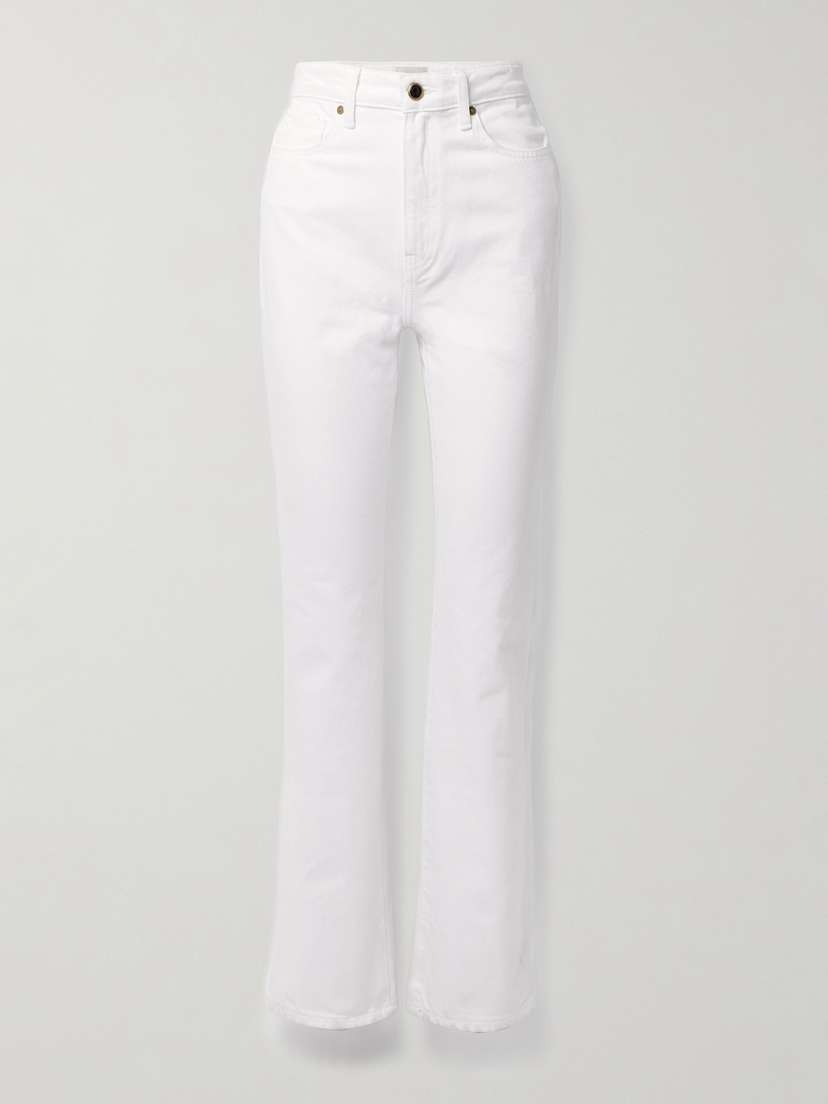 Khaite Danielle High-rise Straight-leg Jeans
