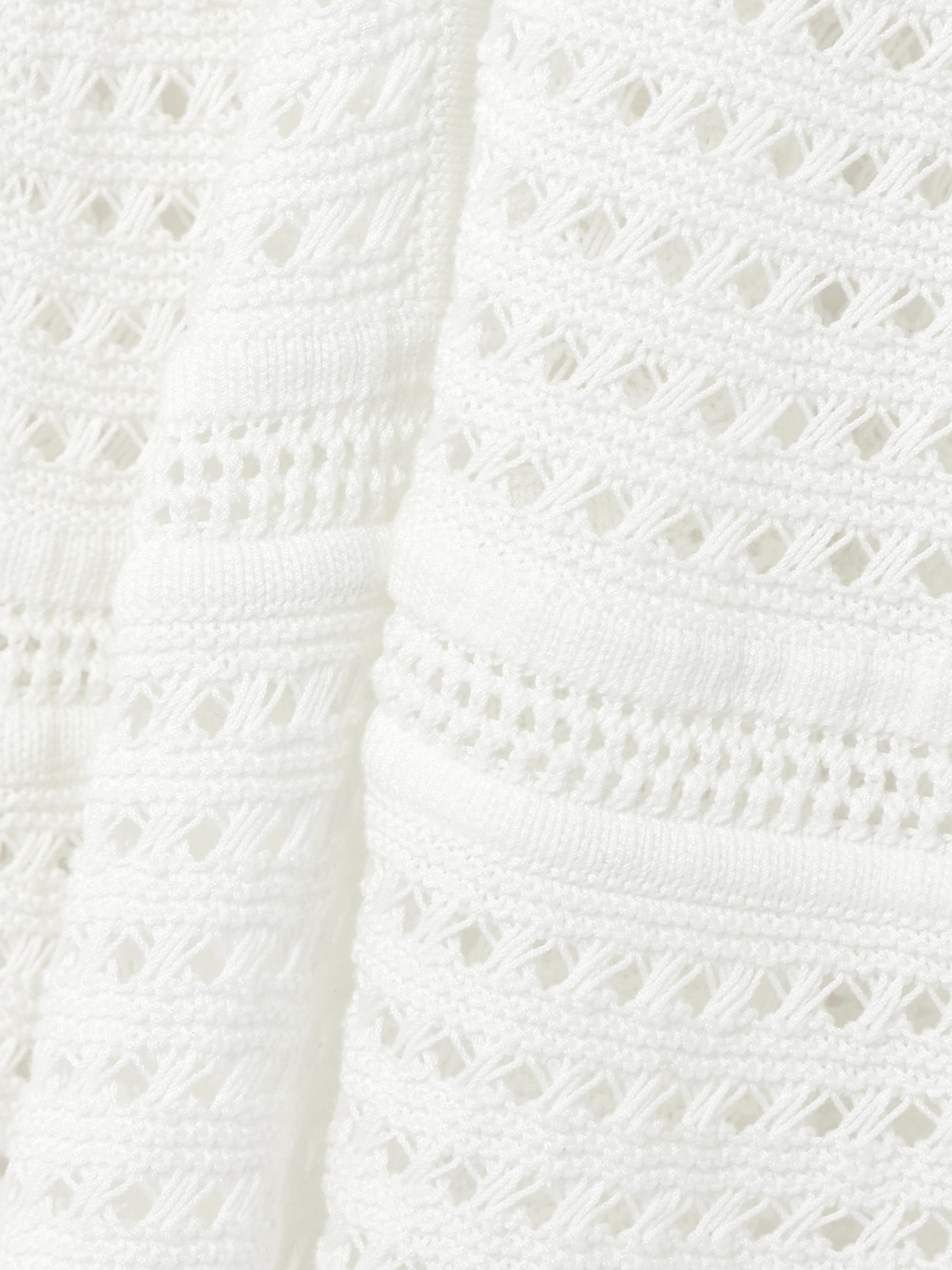 Chloé Pointelle-knit organic cotton mini dress thumbnail