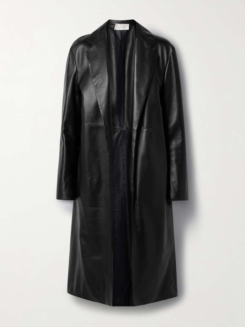 The Row Babil Leather Trench Coat