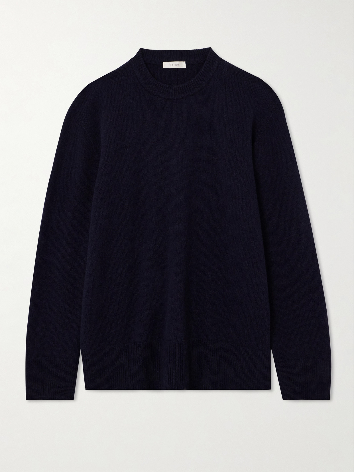 The Row Sibem Wool And Cashmere-blend Sweater In Blue