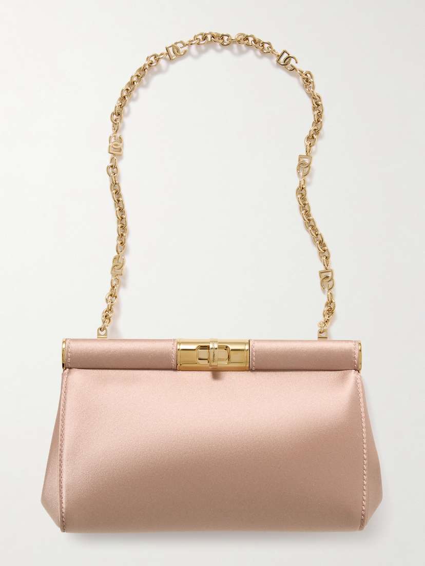 Dolce & Gabbana Raso Satin Shoulder Bag