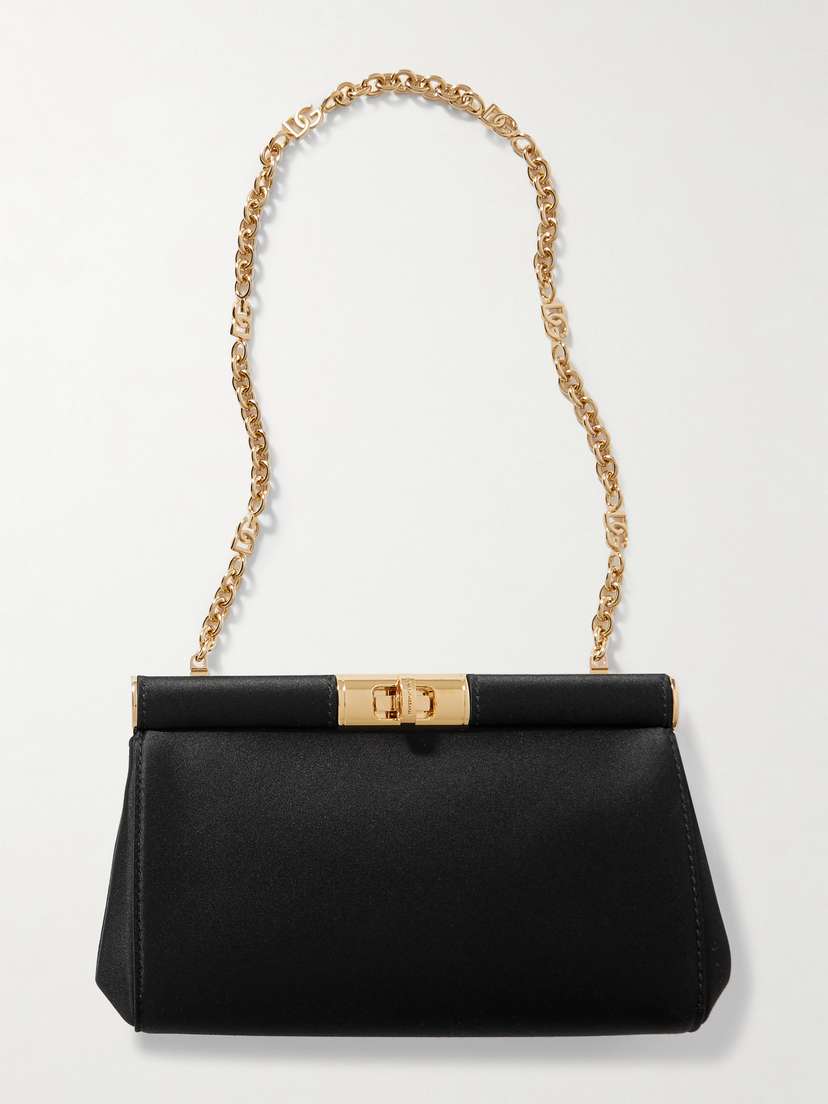 Dolce & Gabbana Marlene Satin Shoulder Bag