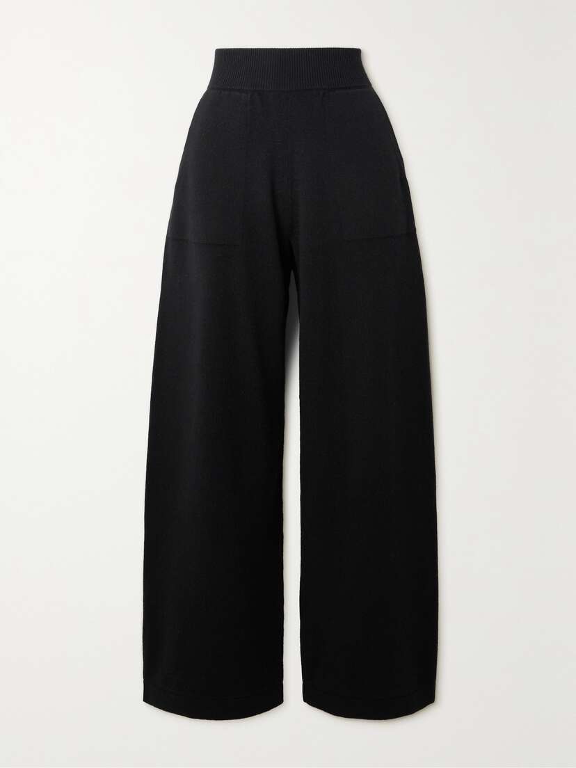 Barrie + Sofia Coppola Cashmere Wide-leg Pants