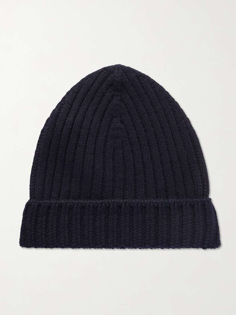 Barrie + Sofia Coppola Ribbed Cashmere Beanie