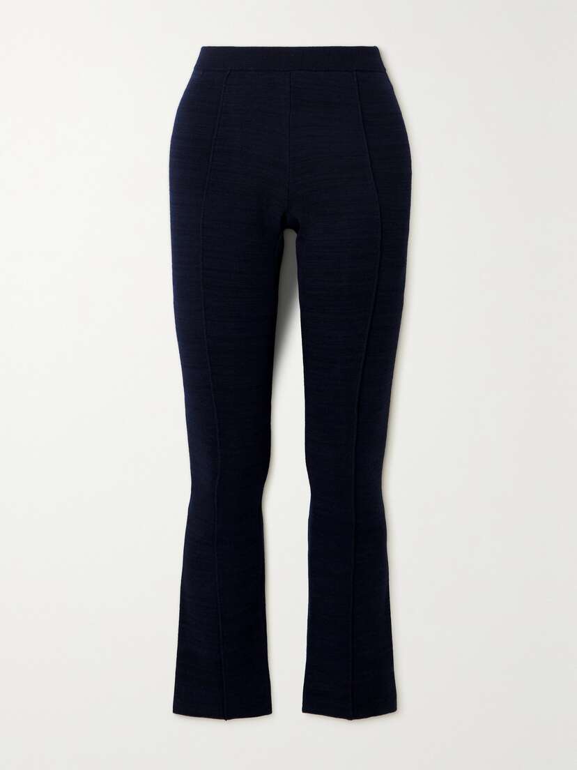 Barrie + Sofia Coppola Cropped Knitted Leggings - x large