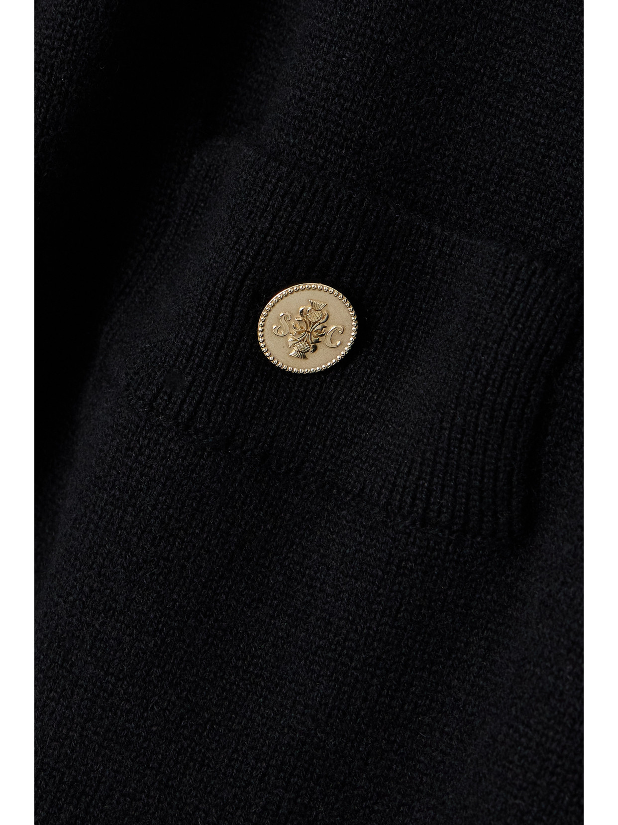 Barrie X Sofia Coppola Cashmere Jumpsuit In Black