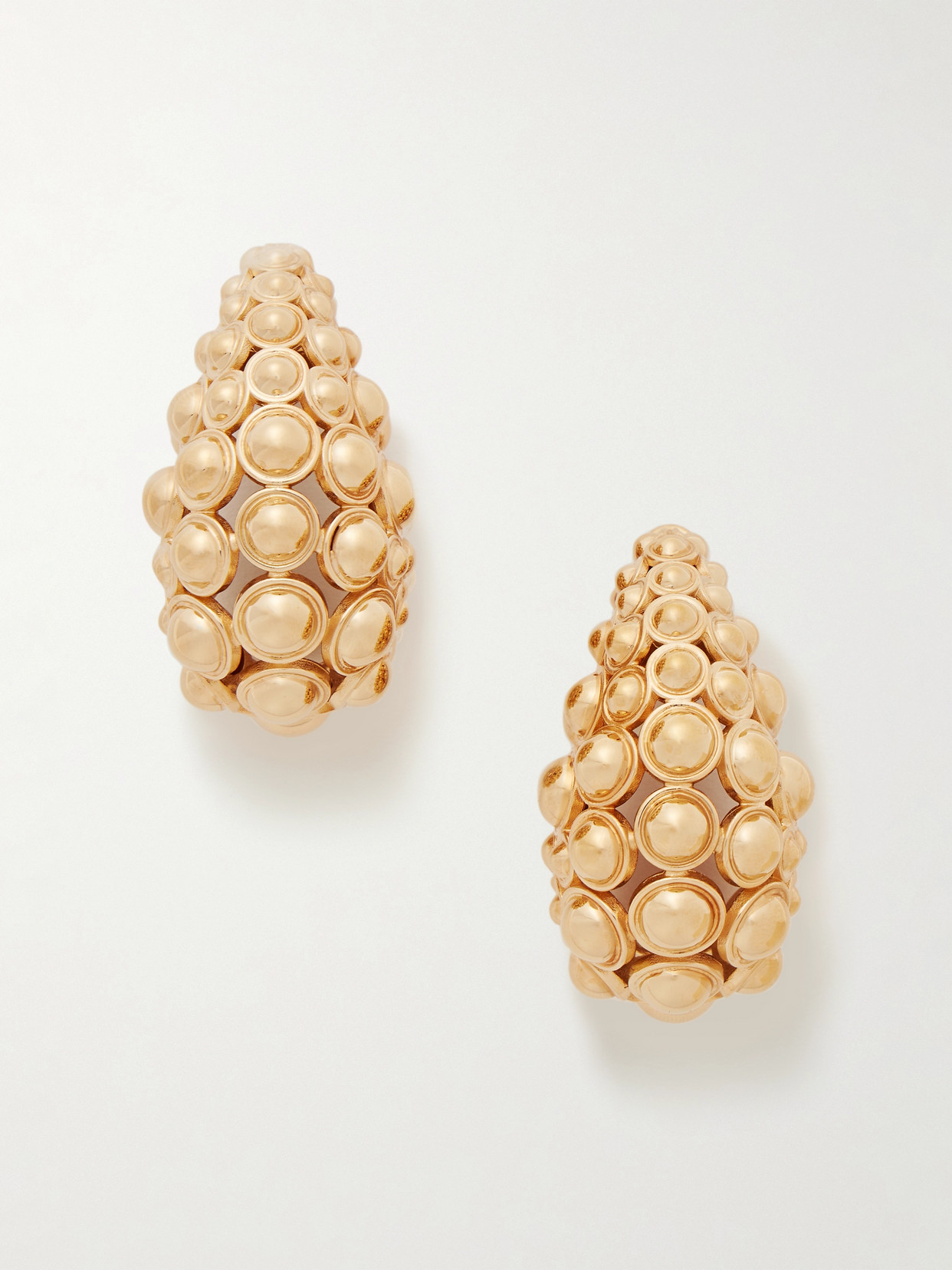 Valentino Garavani Gold-tone Clip Earrings