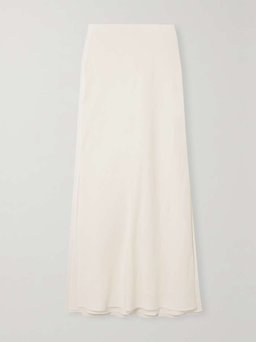 Brunello Cucinelli Crepe Maxi Skirt