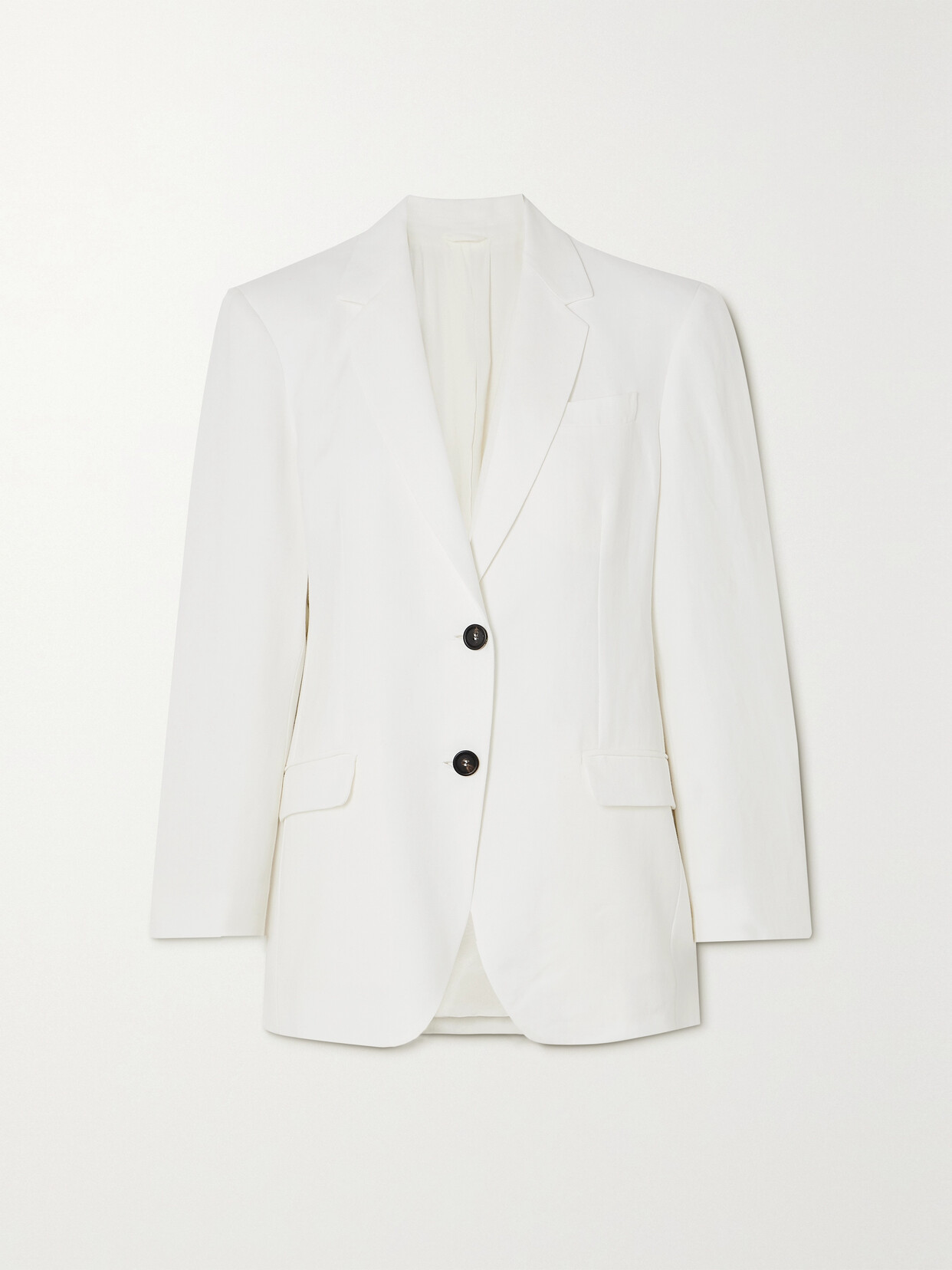 Brunello Cucinelli Twill Blazer In White