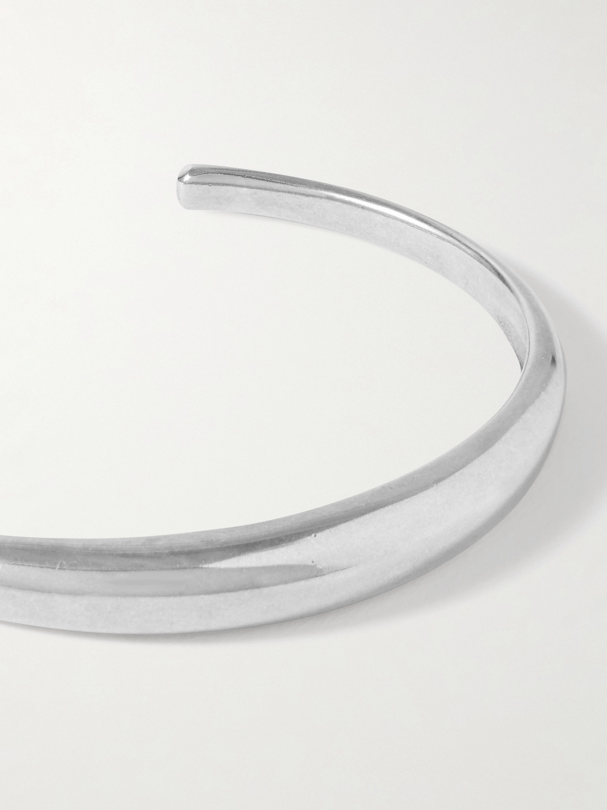 Isabel Marant Silver Open Cuff Bracelet In Silver