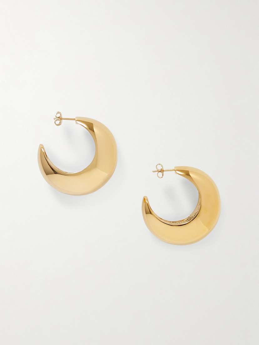 Isabel Marant Crescent Gold-tone Earrings