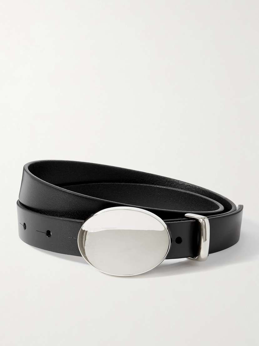 Isabel Marant Ory Leather And Silver-tone Belt
