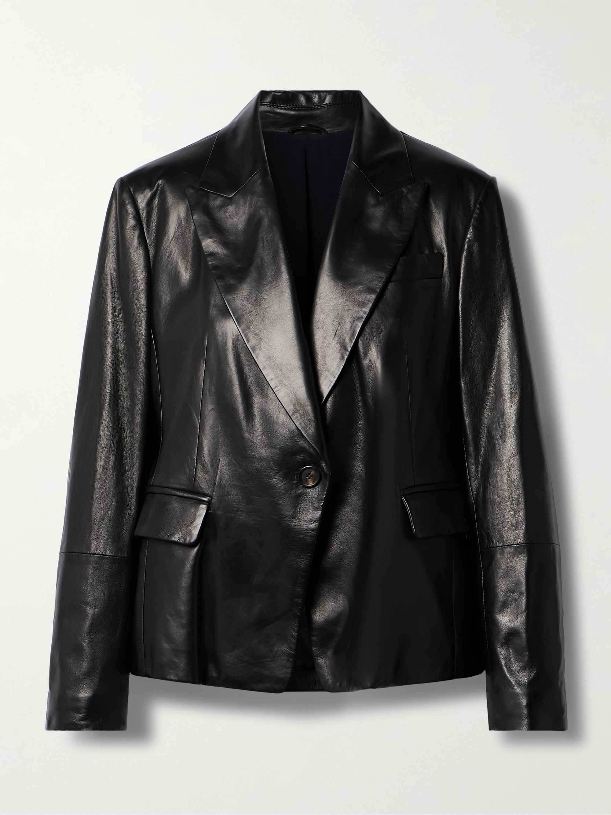 Brunello Cucinelli Leather blazer