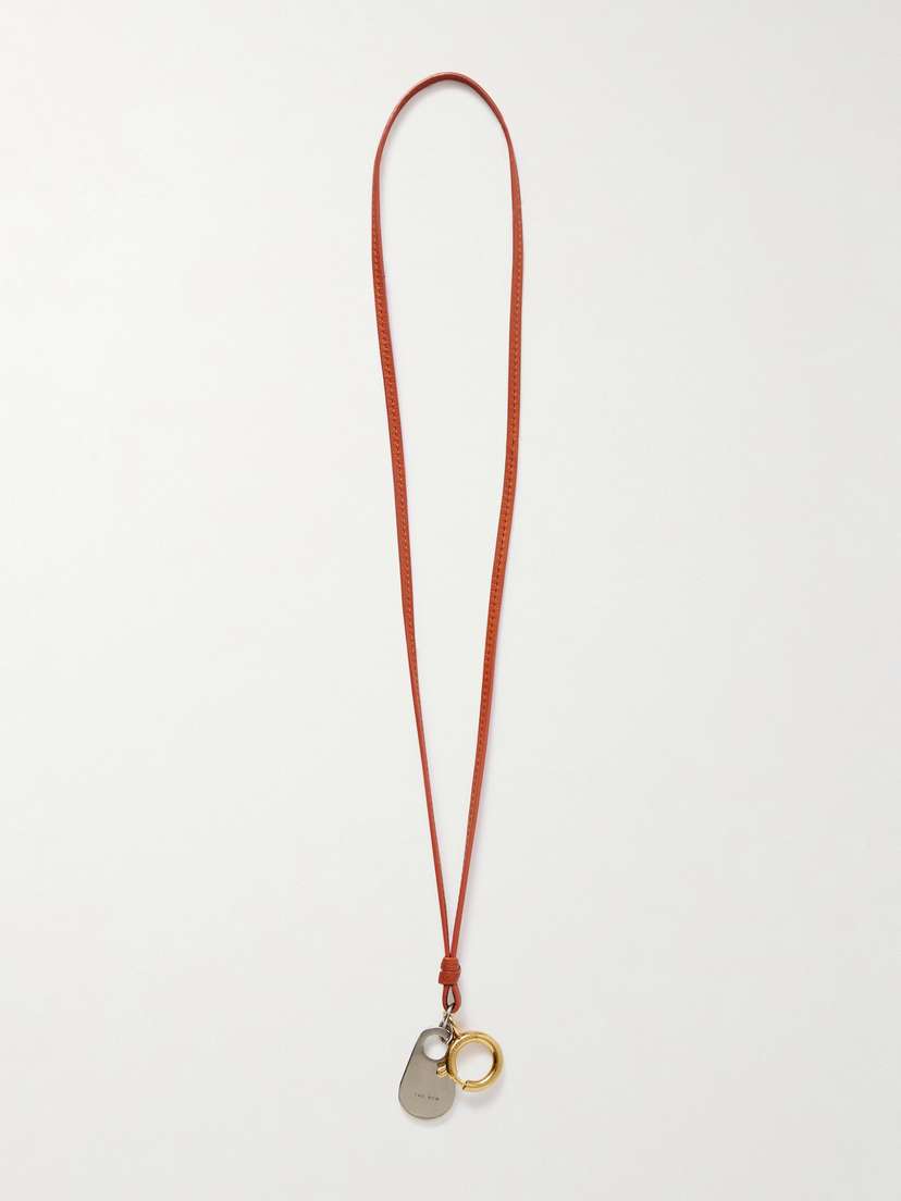 The Row Leather Keyring