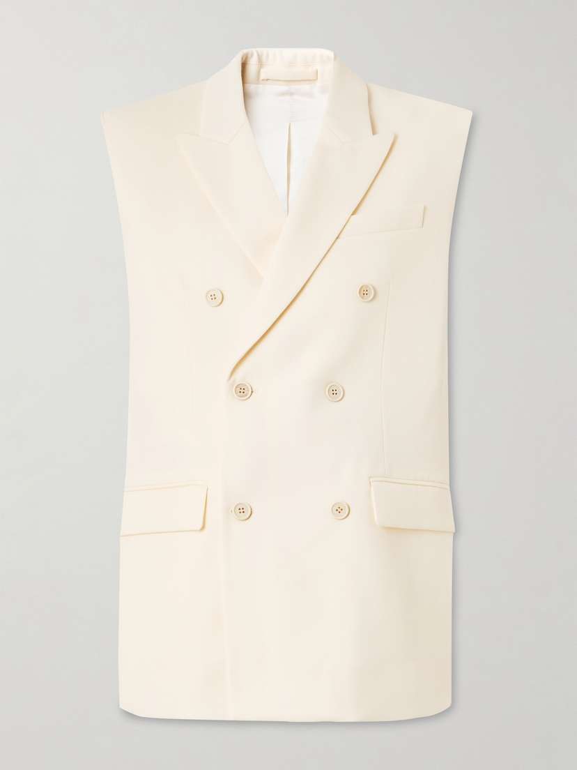 Wardrobe.NYC Double-breasted Wool Vest - x large