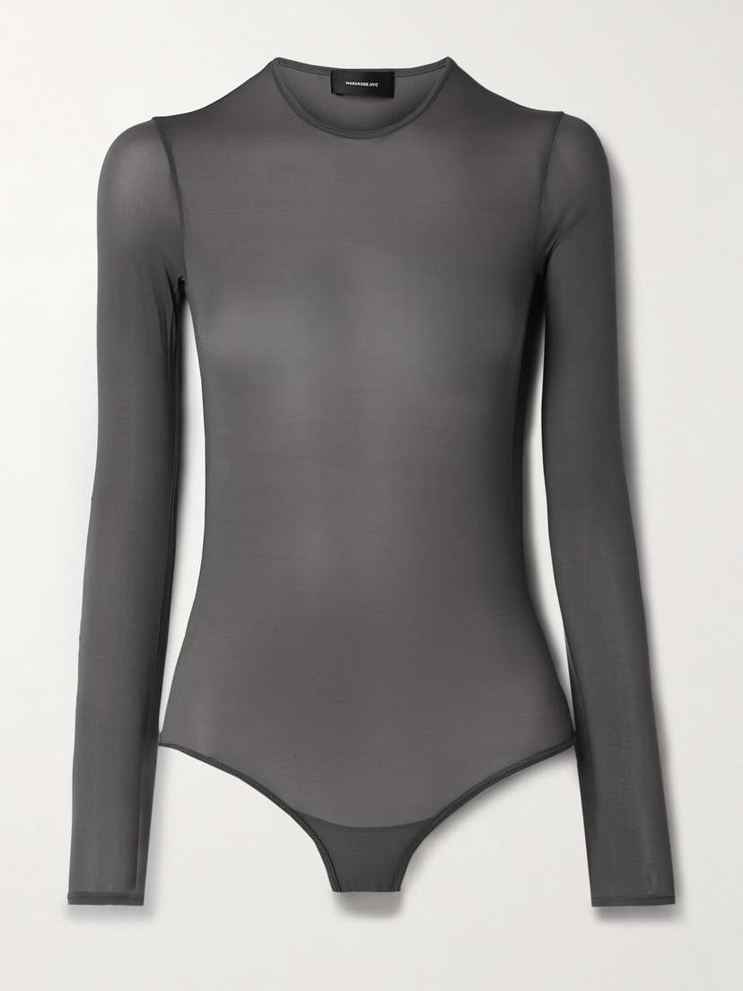 Wardrobe.NYC Stretch-jersey Thong Bodysuit - xx small