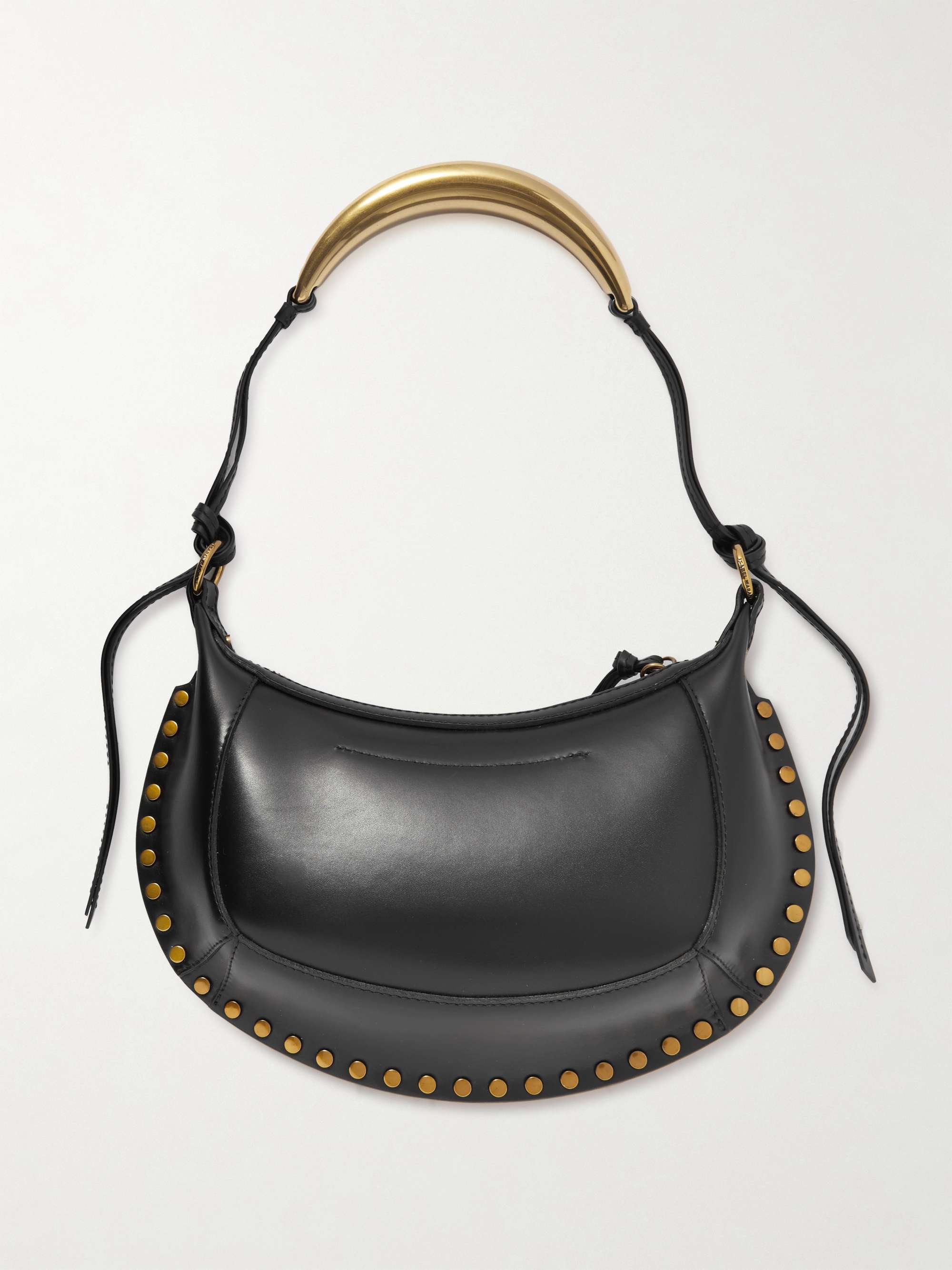 ISABEL MARANT Oskan Moon studded leather shoulder bag | NET
