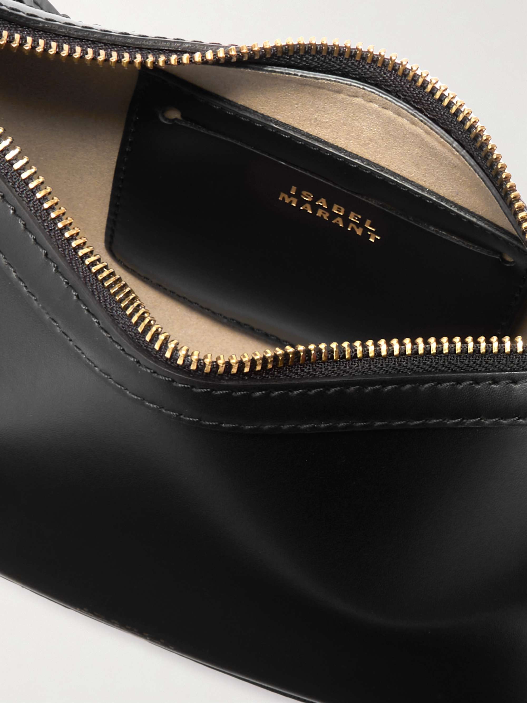 ISABEL MARANT Oskan Moon studded leather shoulder bag | NET