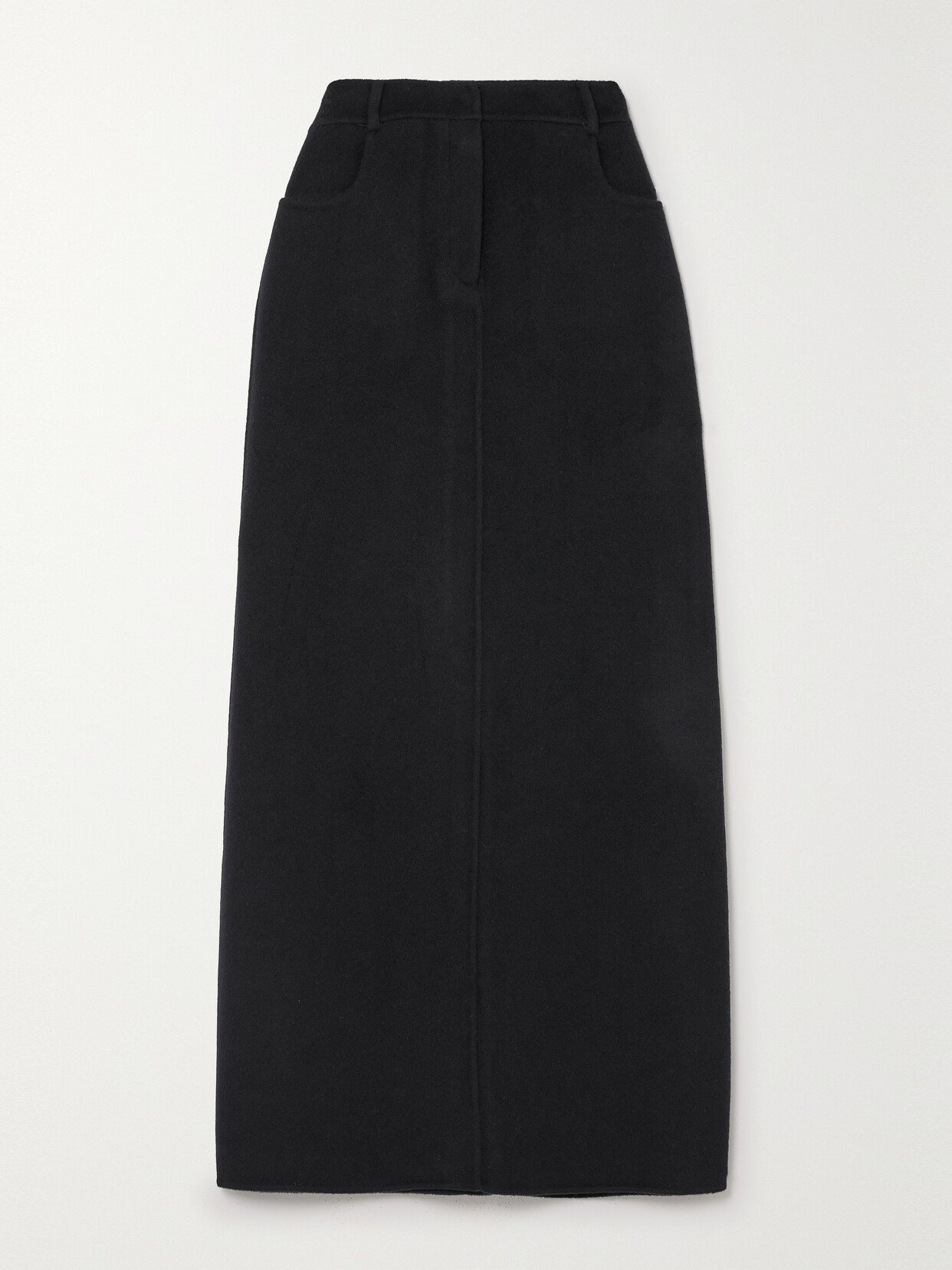 The Frankie Shop - Malvo Wool-blend Maxi Skirt - Black