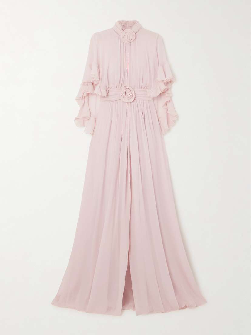 Giambattista Valli Ruffled Silk-chiffon Gown