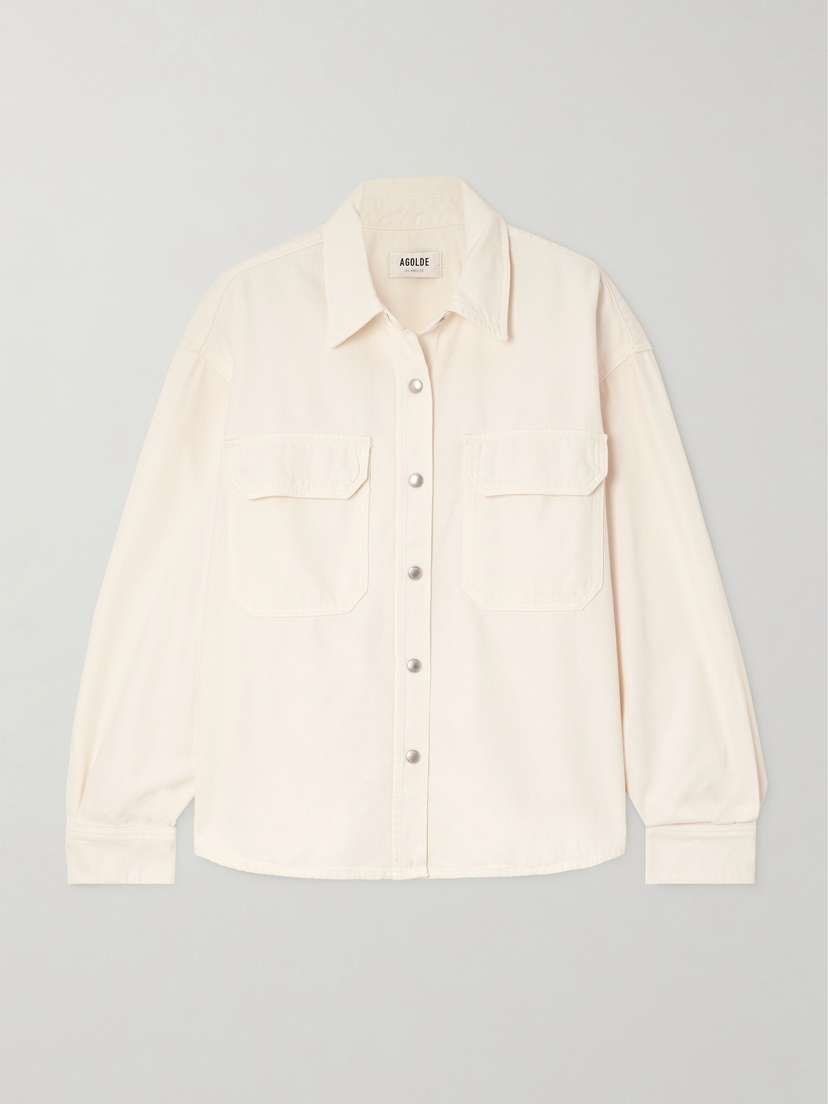 AGOLDE Gwen Slice Organic Denim Shirt