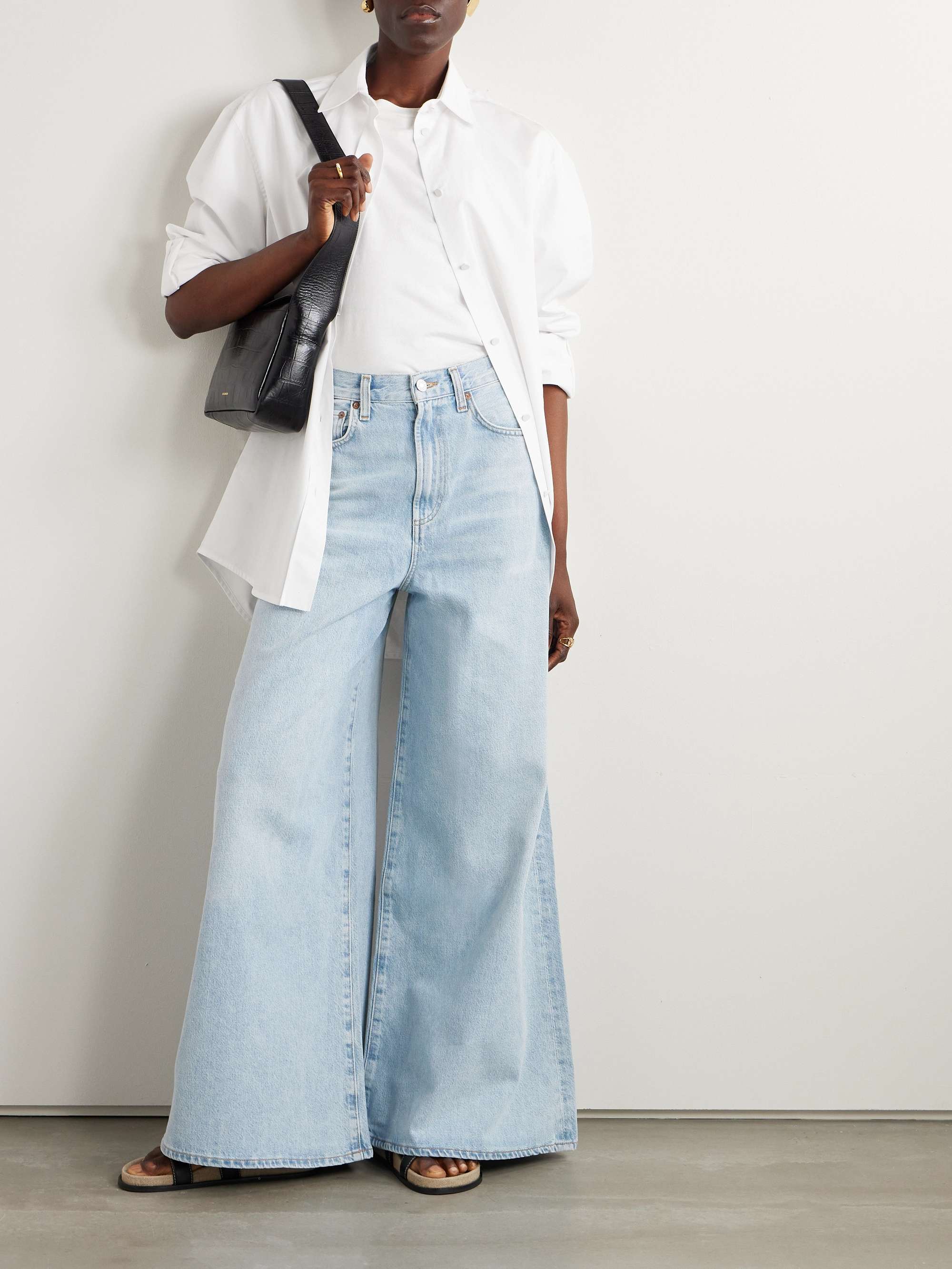 Nolan high rise wide leg jeans