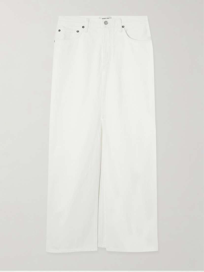 AGOLDE Leif Denim Maxi Skirt