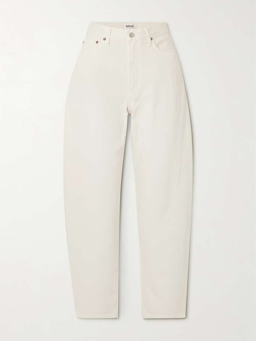 AGOLDE Balloon High-rise Barrel-leg Organic Jeans