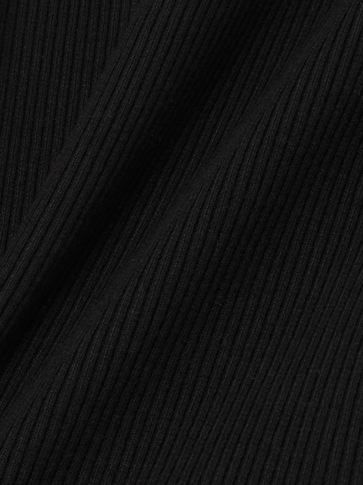 Agolde Nova Ribbed Cropped Stretch Organic Cotton And Tencel™ Lyocell-blend Tank In Black