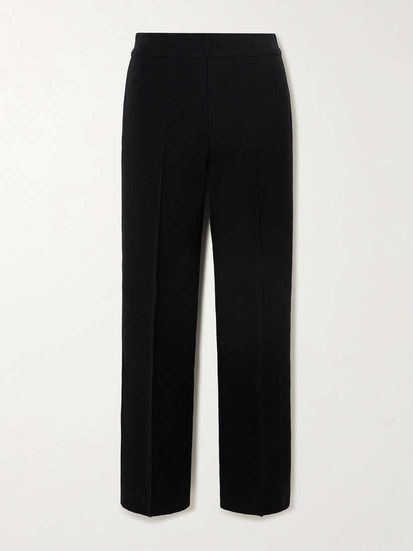 HIGH SPORT Jules Stretch-cotton Jacquard Straight-leg Pants - x large
