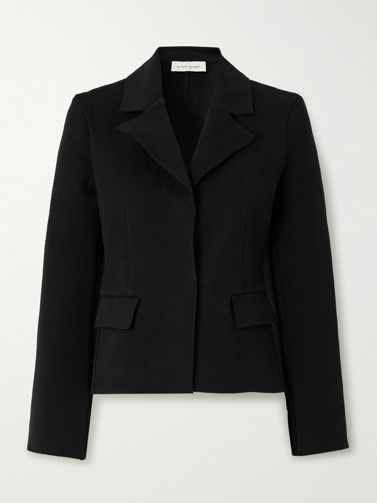 HIGH SPORT - Remita Stretch-cotton Jacket - Black