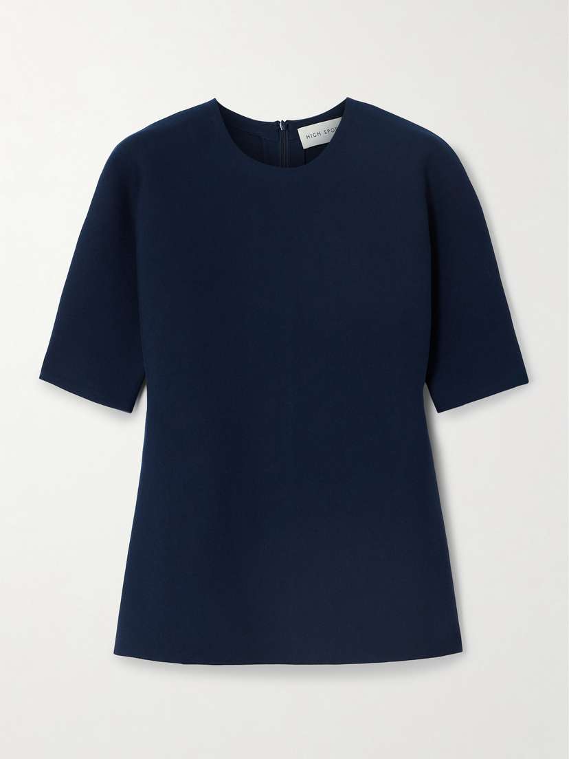 HIGH SPORT Bianca Stretch-cotton Top - x small