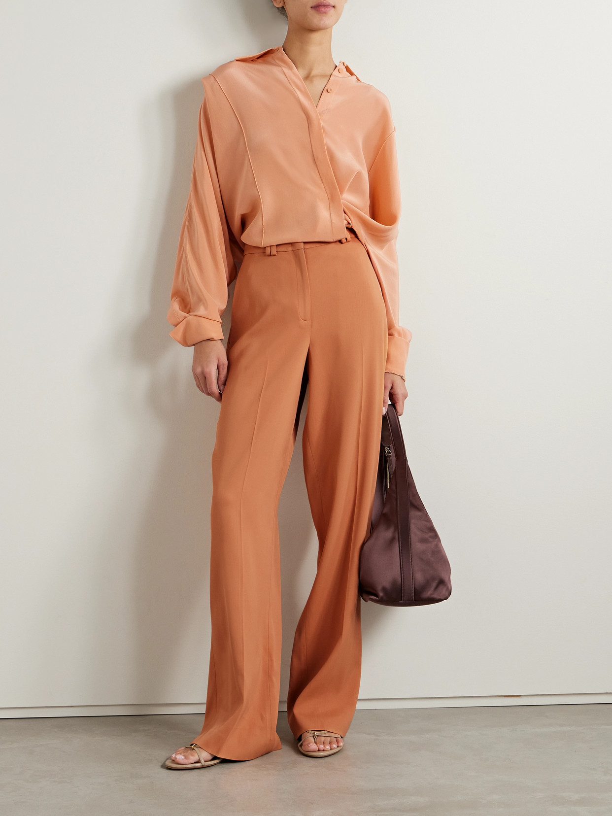 + Net Sustain Convertible Pleated Peace Shirt