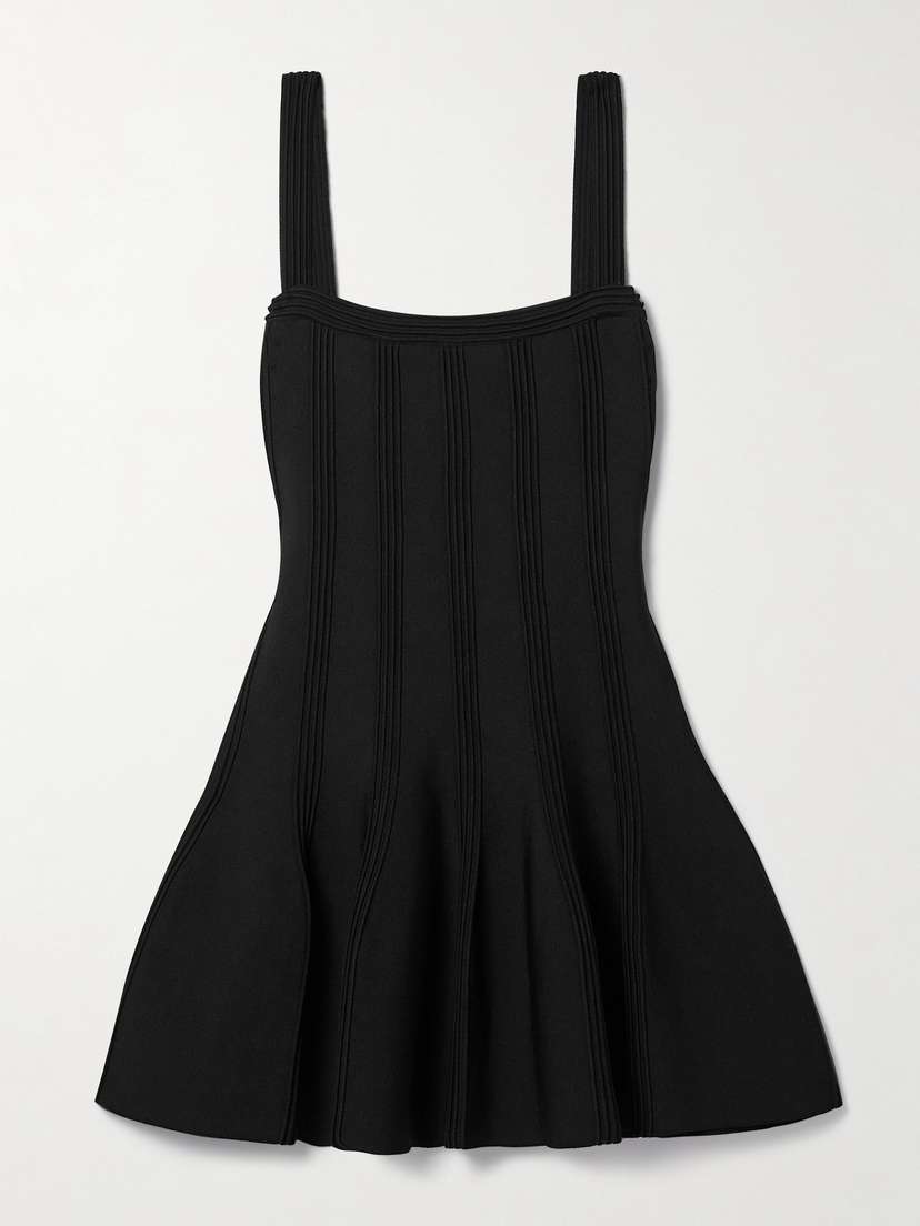 Another Tomorrow + Net Sustain Knitted Mini Dress