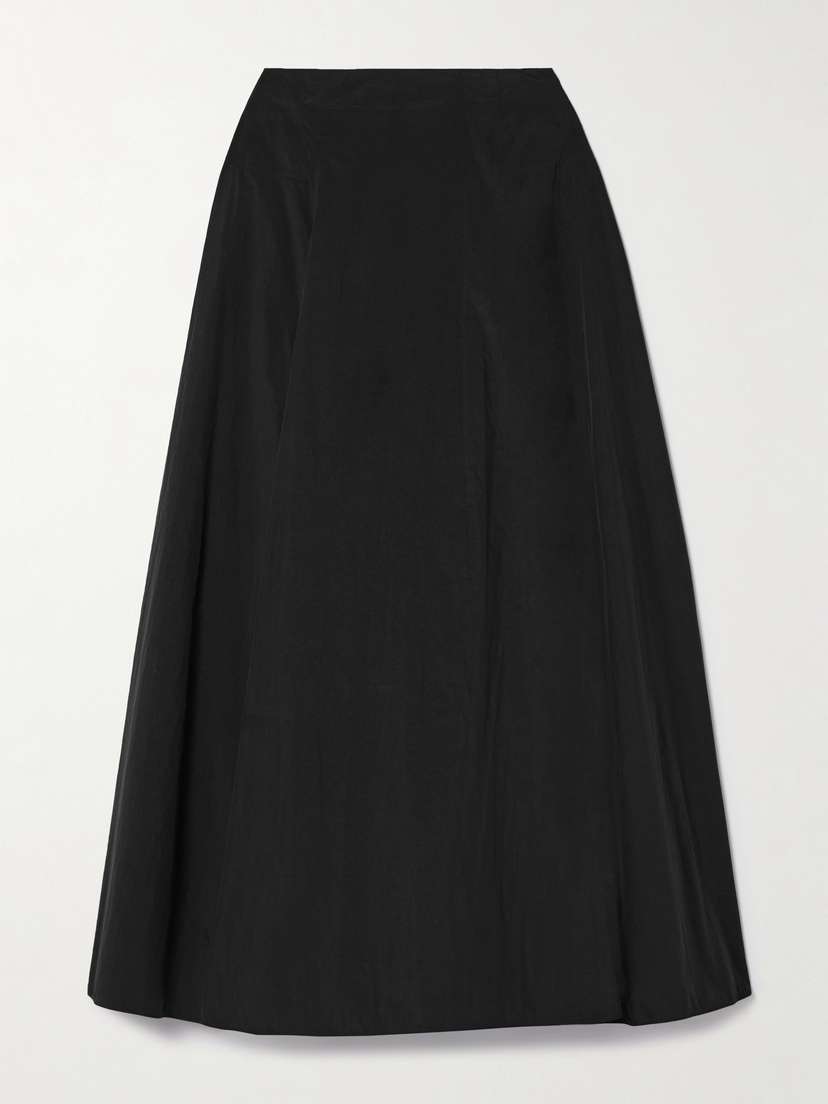 Another Tomorrow + Net Sustain Pleated Recycled-taffeta Maxi Skirt