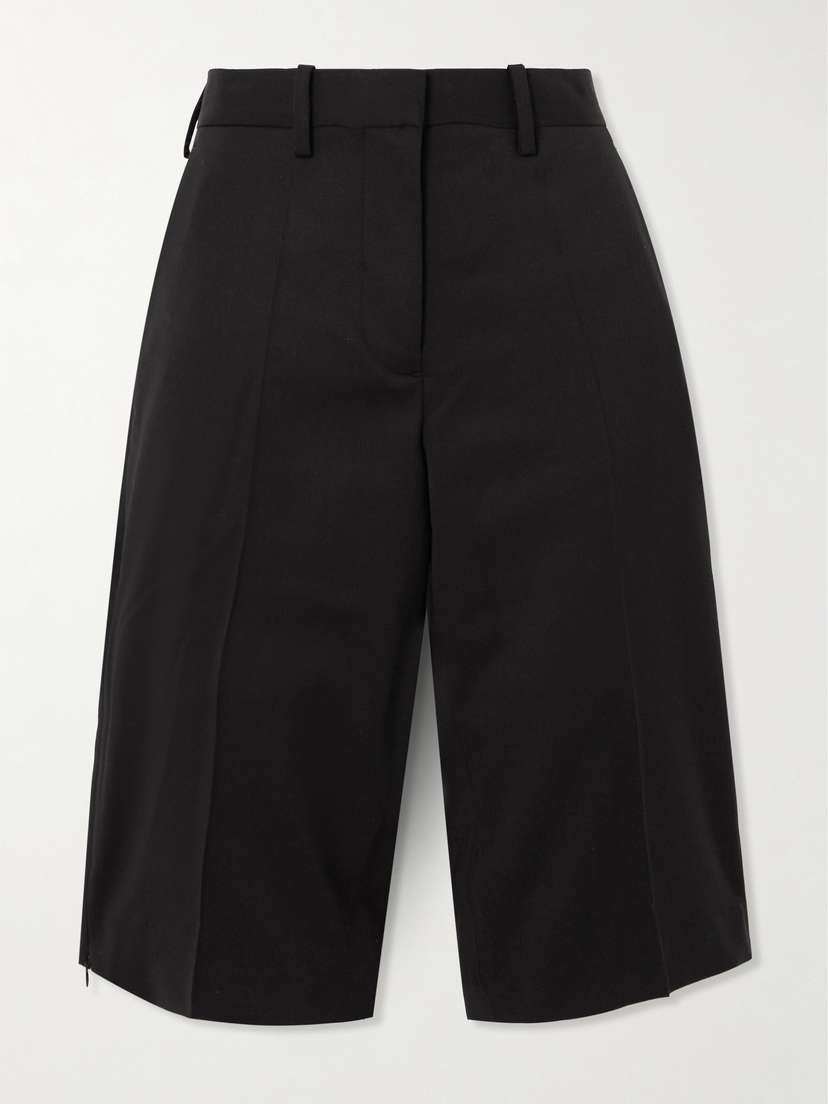 Helmut Lang Wool-twill Shorts