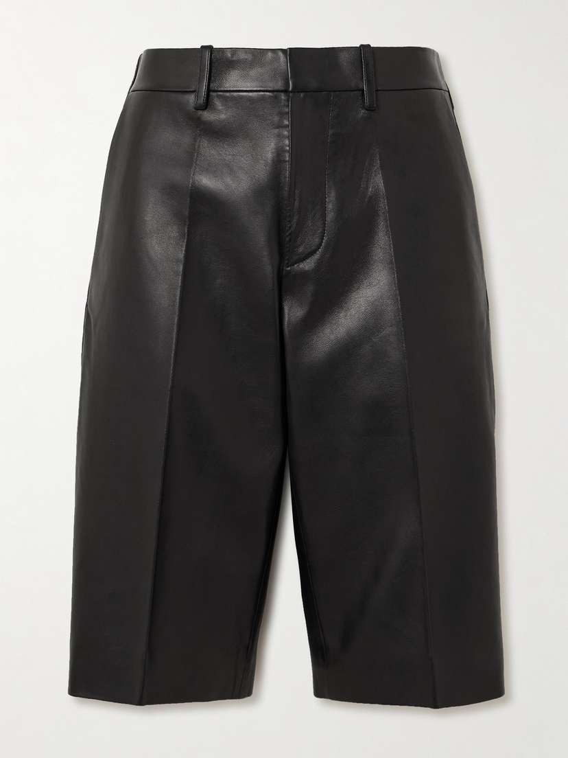 Helmut Lang Leather Shorts
