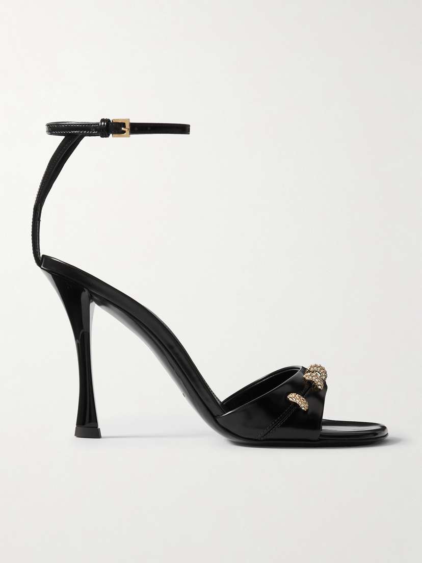 Givenchy Embellished Patent-leather Sandals