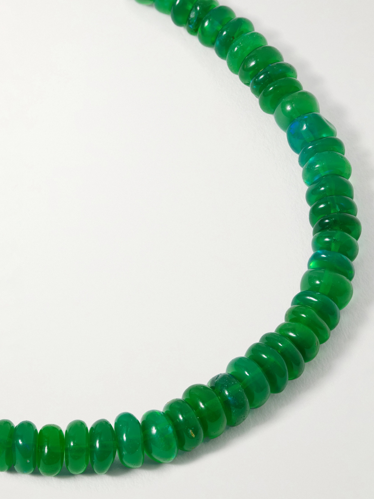 Shop Jia Jia Gold Opal Bracelet In Green