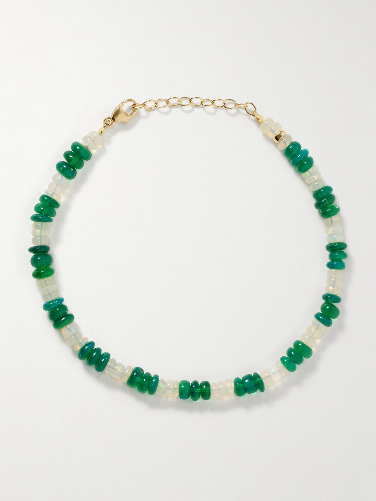 Jia Jia Gold Opal Bracelet In Green