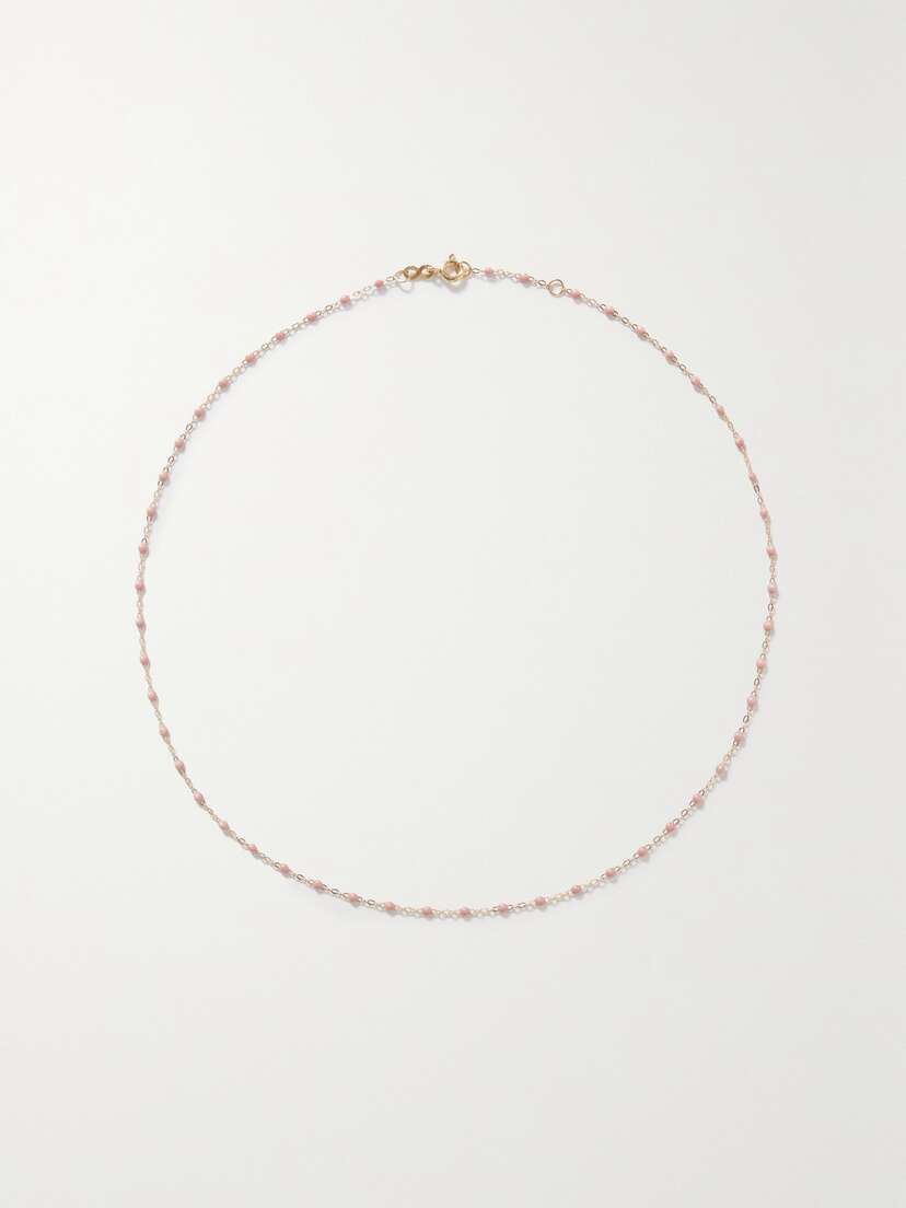 Gigi Clozeau Classic Gigi 18-karat Gold And Resin Necklace