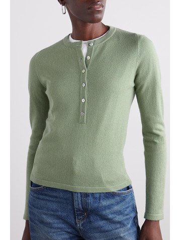 Fortela Lou cashmere Henley sweater