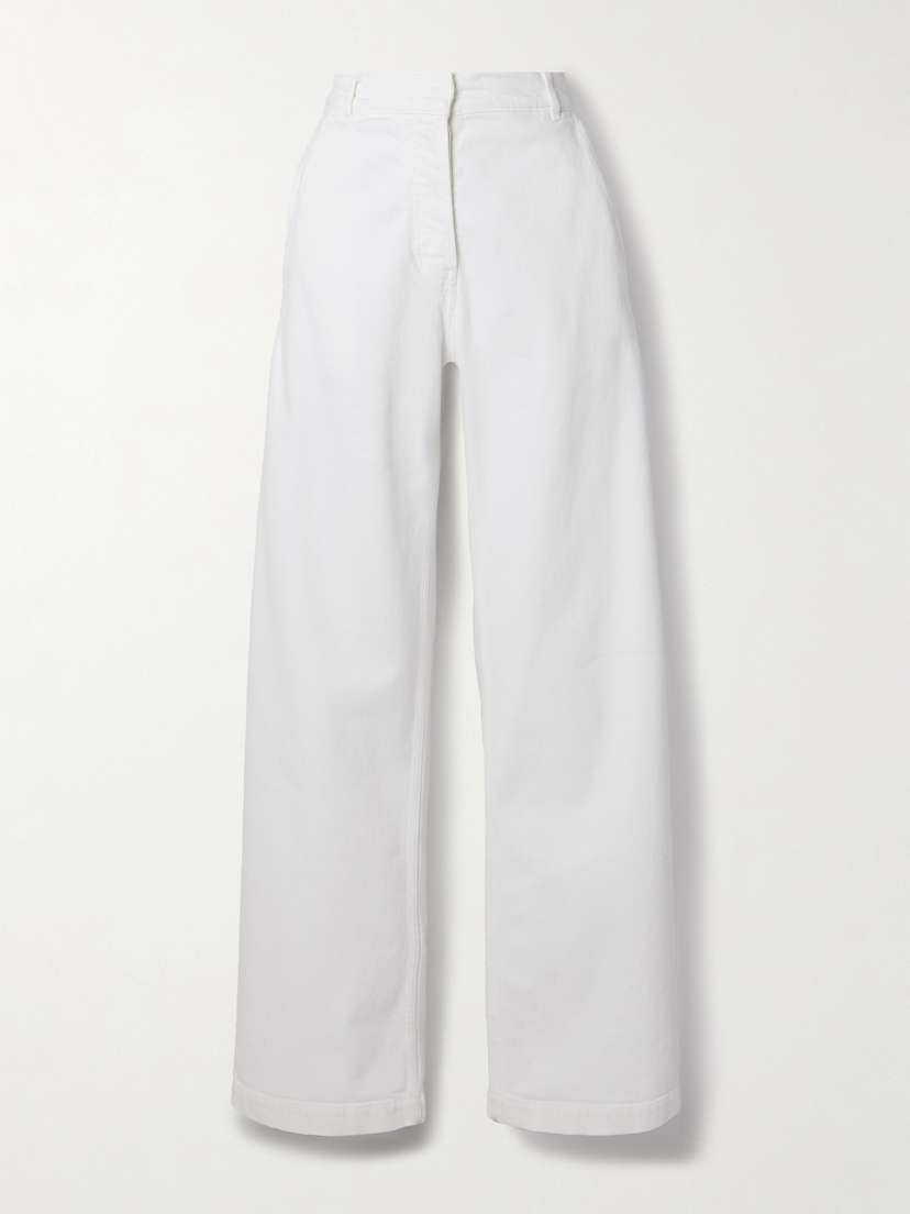 Another Tomorrow Mid-rise Straight-leg Organic Jeans