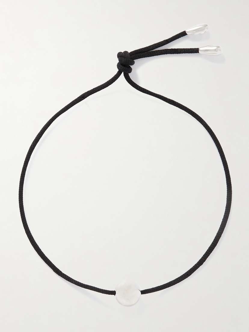 Sophie Buhai Sigrid Silver And Cord Necklace