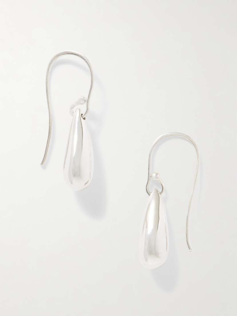 Sophie Buhai Tiny Droplet Silver Earrings