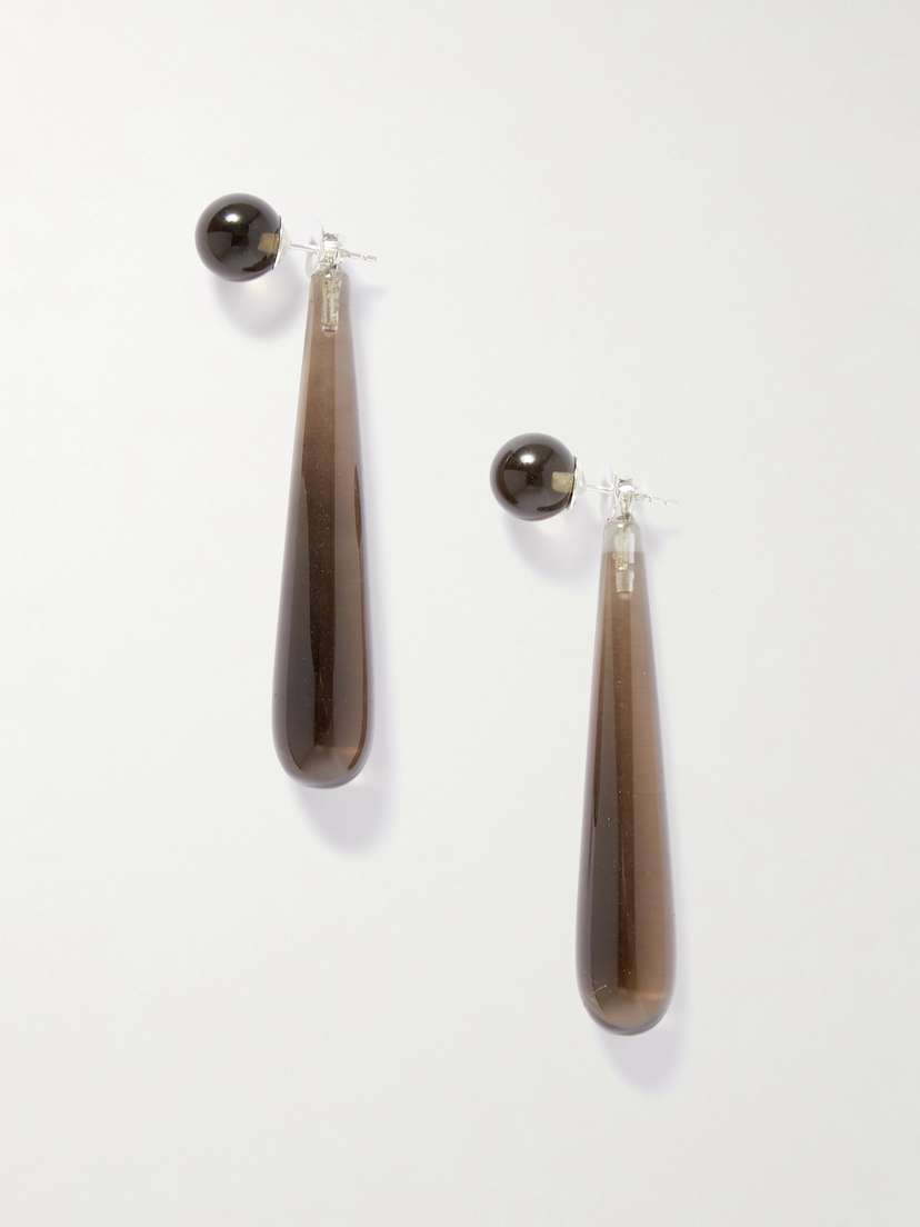 Sophie Buhai Medium Angelika Smoky Quartz Earrings