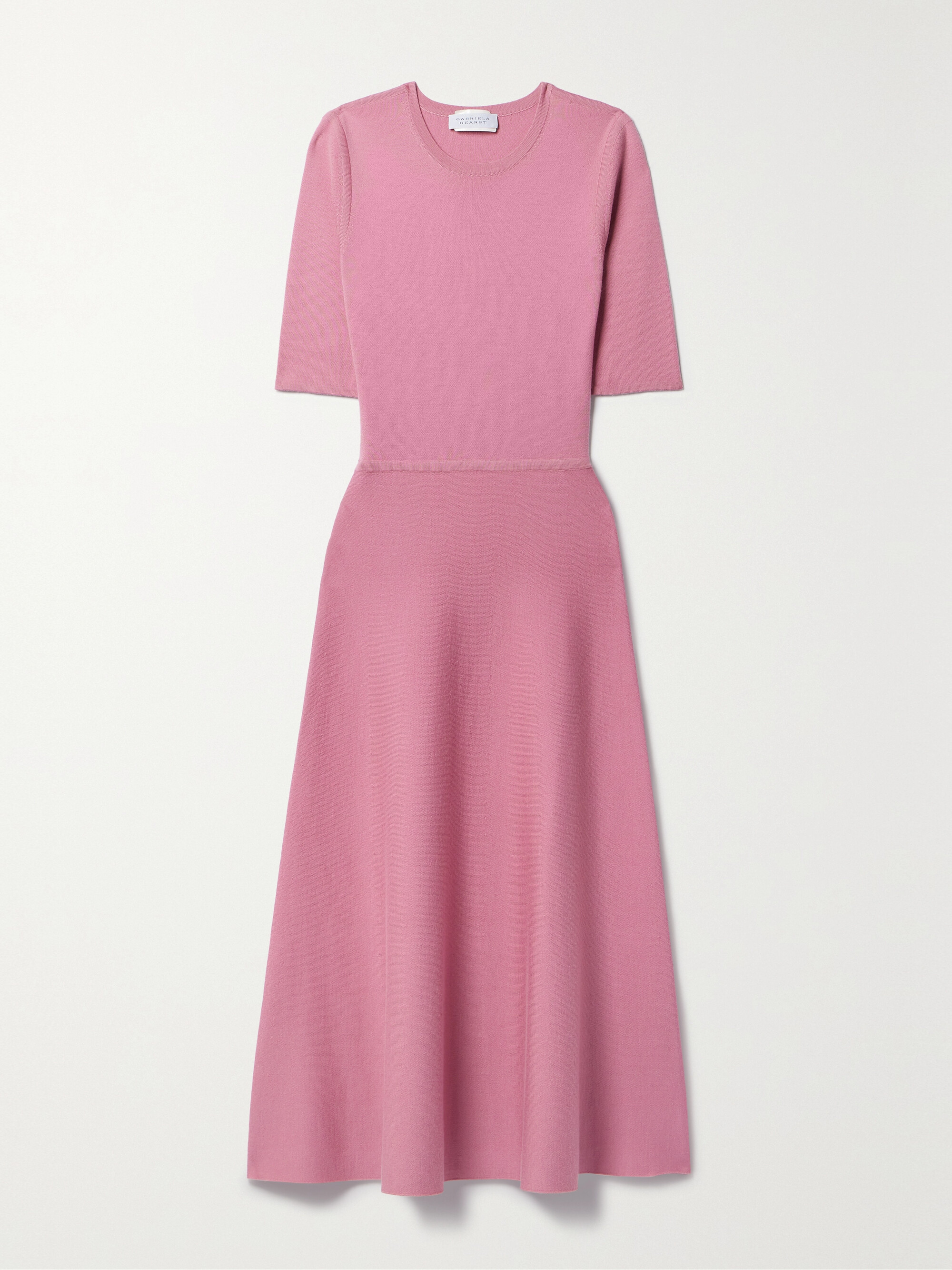 Gabriela Hearst Seymore cashmere and silk-blend midi dress thumbnail